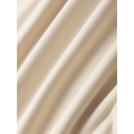 Mens Christmas Santa Claus Side Print Crew Neck Pullover Sweatshirts Winter