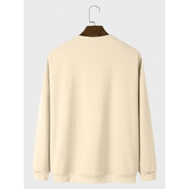 Mens Christmas Cat Letter Print Crew Neck Pullover Sweatshirts Winter Mens Christmas Cat Letter Print Crew Neck Pullover Sweatshirts Winter