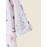 Floral Plant Print Half Button Texture Roll Up Sleeve Shirt
