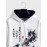 Mens Chinese Figure Landscape Print Patchwork Drawstring Hoodies Winter